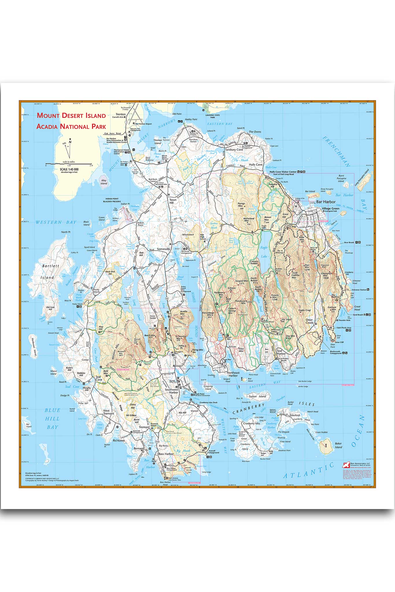 Giclée Print of Acadia National Park - Mount Desert Island