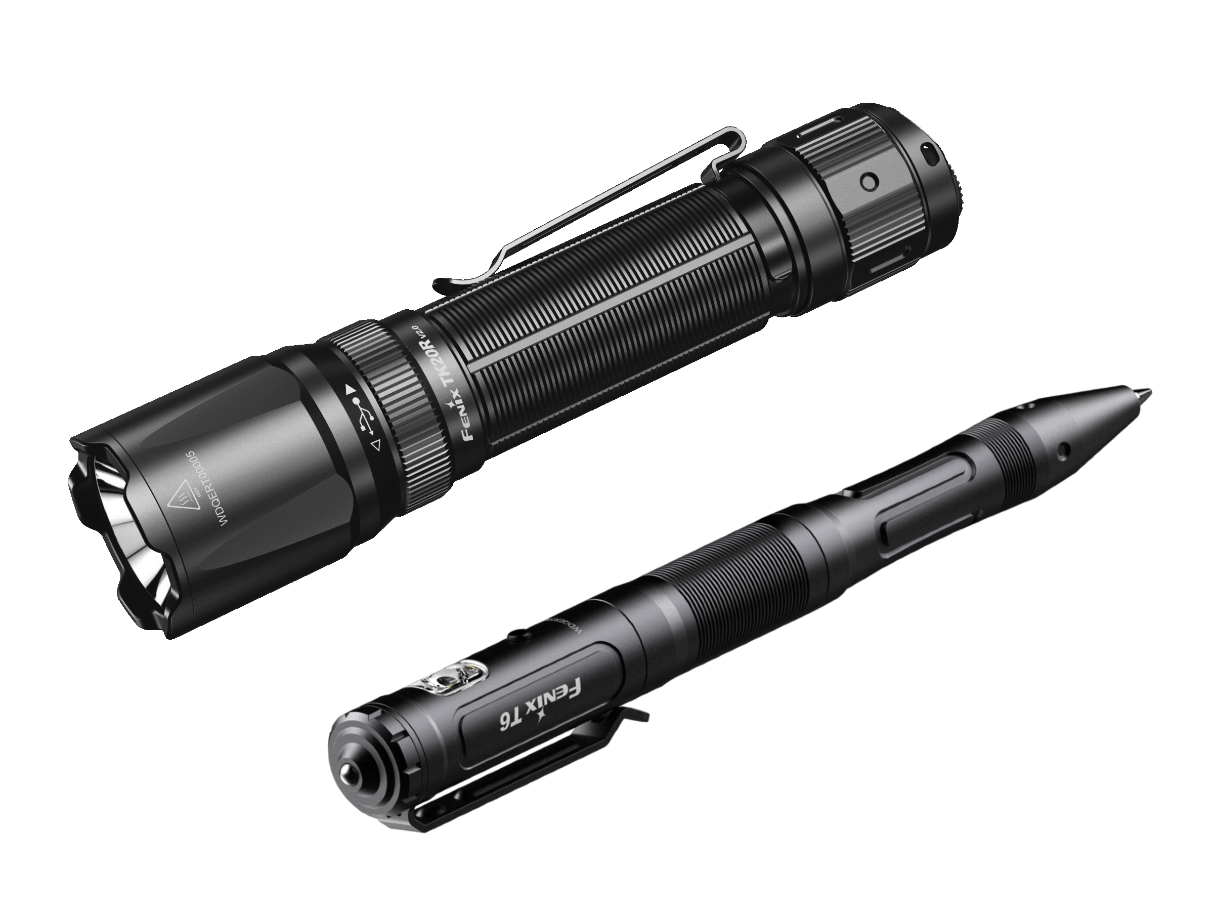 Fenix TK20R V2.0 Rechargeable Flashlight with FREE T5 Tactical Pen (optional)