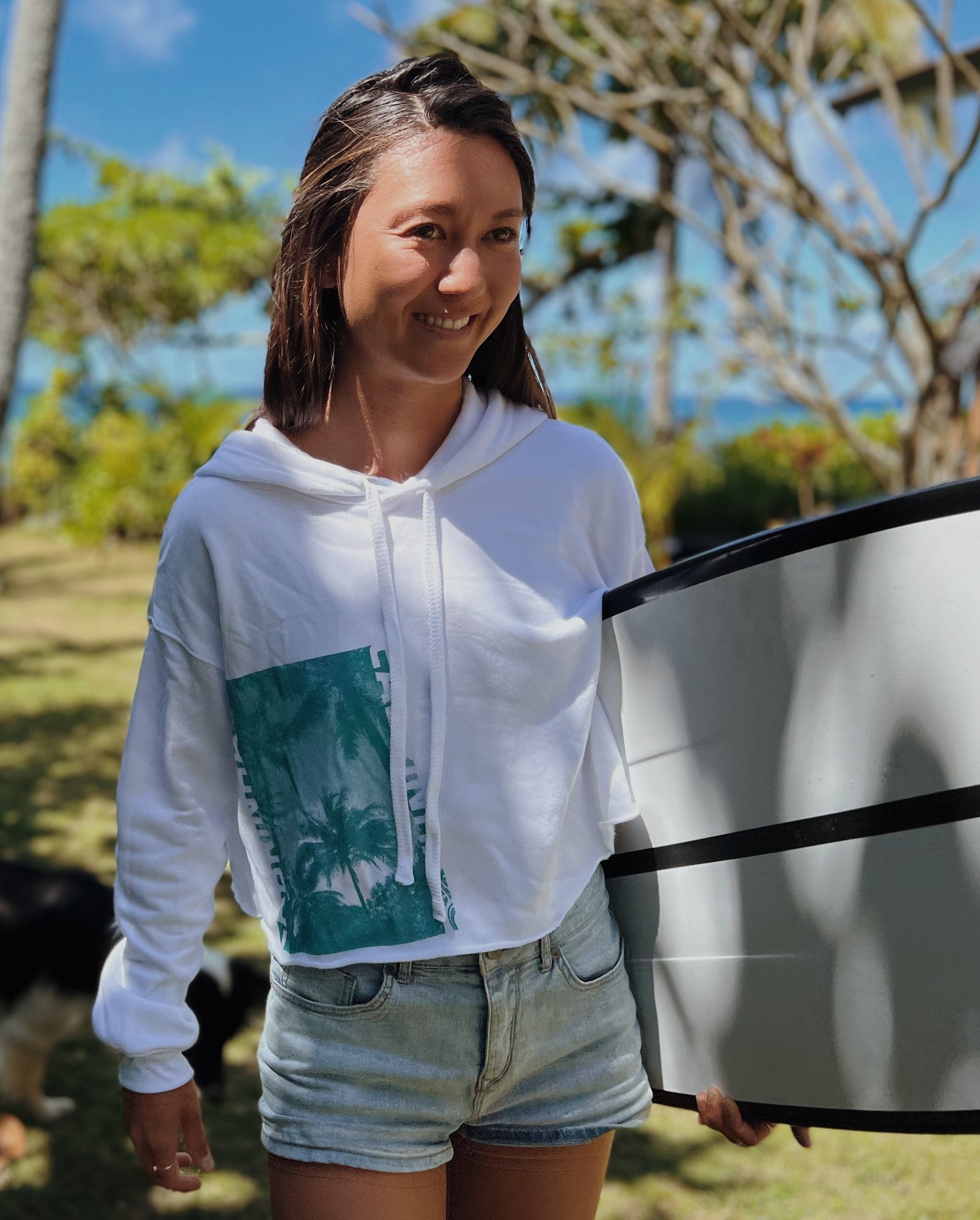 CAB W CROP PALM HDY WHT XL